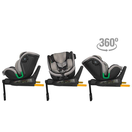 Coccolle Rotating Car Seats MAGO in Jet Black