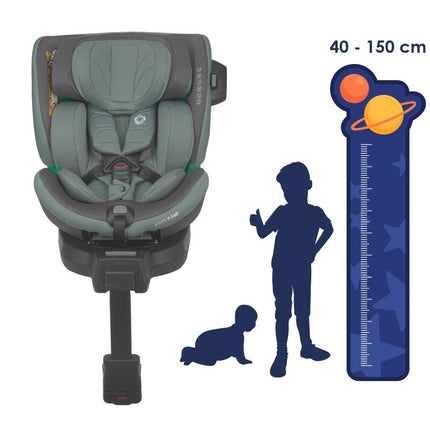 Coccolle Rotating Car Seat MAGO Green Stone