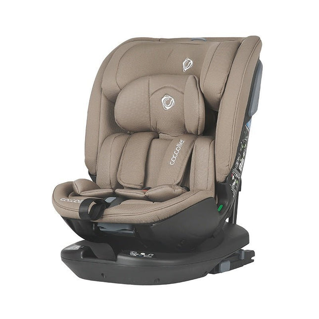 Coccolle Rotating Car Seat VELSA in Taupe Brown