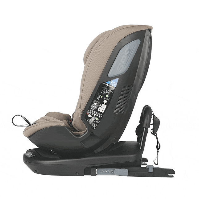 Coccolle Rotating Car Seat VELSA ISIZE in Taupe Brown