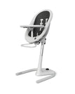 White Chair -Black Seat