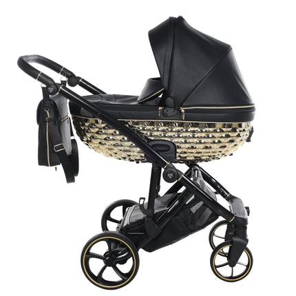 Junama Diamond ZOOMI Stroller in Black and Gold