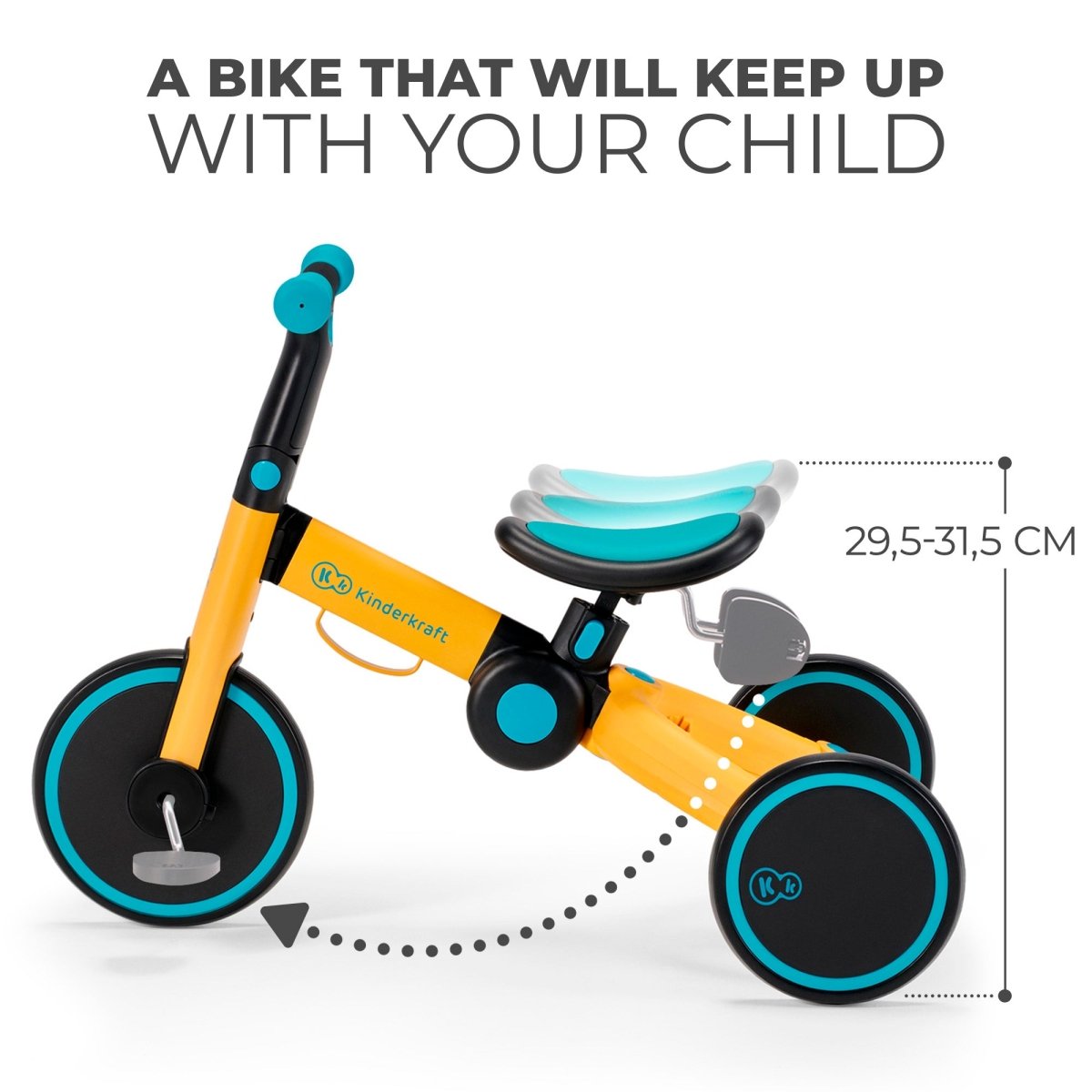 Kinderkraft 4TRIKE Balance Bike - Main Image