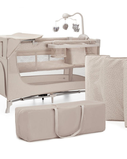 Kinderkraft Baby Travel Cot JOY 2 With Accessories in Beige