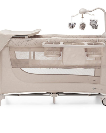 Kinderkraft Baby Travel Cot JOY 2 With Accessories in Beige