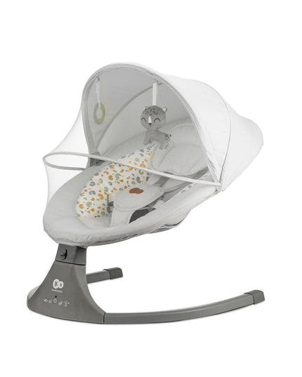 Kinderkraft Electric Bouncer LUMI 2 in Light Grey