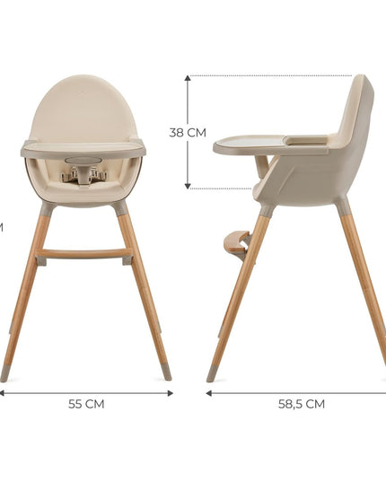 Kinderkraft High Chair FINI 2 IN Beige