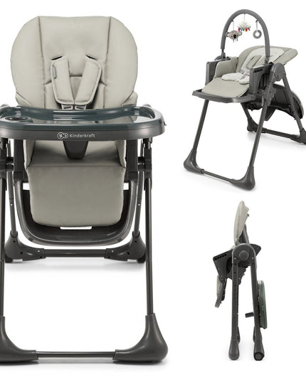 Kinderkraft High Chair TUMMIE 2 in Grey