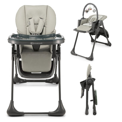 Kinderkraft High Chair TUMMIE 2 in Grey