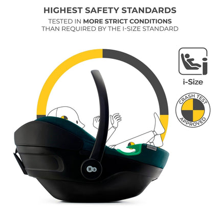 Kinderkraft Car Seat I-CARE with high safety standard badge