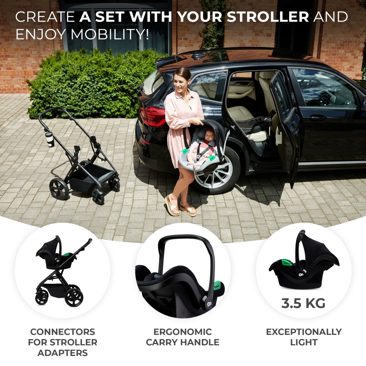 Kinderkraft MINK PRO Car Seat i-Size - Main Image