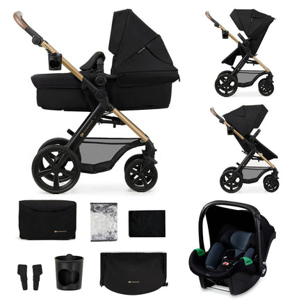 Every Part of Kinderkraft MOOV 2 Stroller 3 IN 1 in Black