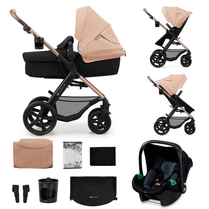 Every Part Of Kinderkraft MOOV 2 Stroller 3 IN 1 in Sand Beige