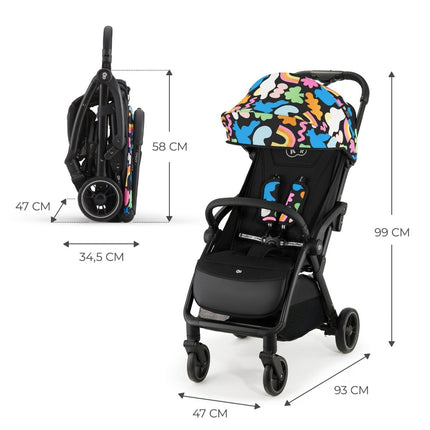 Kinderkraft Stroller APINO Happy Shapes