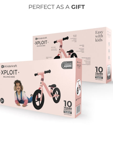 Kinderkraft Balance Bike XPLOIT Bubblegum Pink