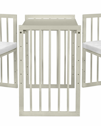 earth tone nursery crib
