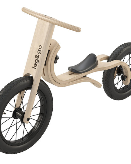 Bicicleta de equilíbrio 3 em 1 da Leg & Go | Para crianças de 1 a 5 anos