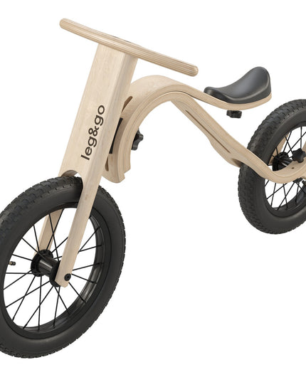 Bicicleta de equilíbrio 3 em 1 da Leg & Go | Para crianças de 1 a 5 anos