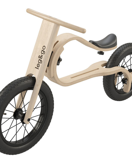 Bicicleta de equilíbrio 3 em 1 da Leg & Go | Para crianças de 1 a 5 anos