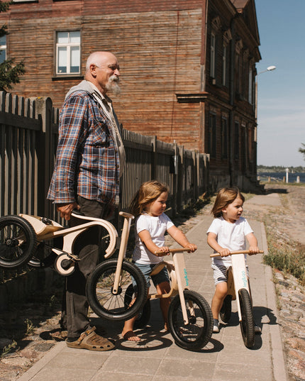 Bicicleta de equilíbrio 3 em 1 da Leg & Go | Para crianças de 1 a 5 anos