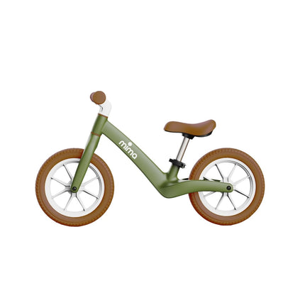 mima ZOOM Lite Balance Bike in Green Side View