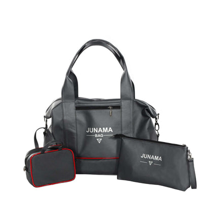 Junama Diamond Mommy Bag 3 IN 1 Set Color: Graphite Mommy Bag KIDZNBABY