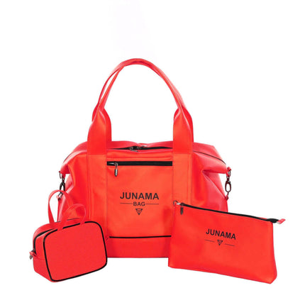 Junama Diamond Mommy Bag 3 IN 1 Set Color: Red Mommy Bag KIDZNBABY