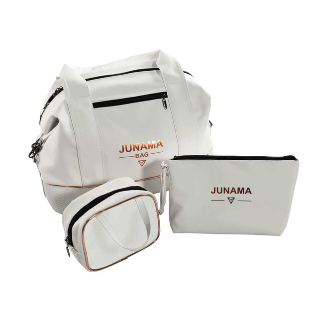 Junama Diamond Mommy Bag 3 IN 1 Set Color: White Mommy Bag KIDZNBABY