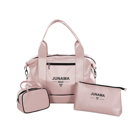 Junama Diamond Mommy Bag 3 IN 1 Set Color: Pink Mommy Bag KIDZNBABY