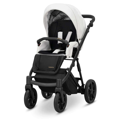 Kunert Ivento Glam Stroller Color: Ivento Glam Black Pearl, Ivento Glam White Pearl, Ivento Glam Black Style, Ivento Glam White Style Frame Color: Golden Frame, Black Frame Combo: 2 IN 1, 3 IN 1 (Includes Car Seat), 4 IN 1 (Includes Car Seat + ISOFIX Base