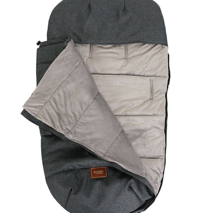 Kunert Long Sleeping Bag Color: Sleeping Bag Graphite, Sleeping Bag Gray, Sleeping Bag Cream, Sleeping Bag Black KIDZNBABY