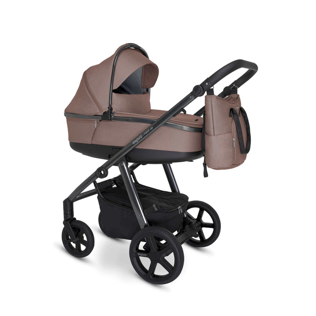 Espiro Next Up Chrome Stroller 2 IN 1 Color: Beige Nude KIDZNBABY