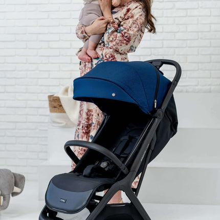 Espiro Nox Lightweight Stroller Color: Blue Ocean KIDZNBABY