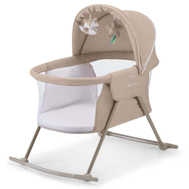 Kinderkraft Baby Cot LOVI in Beige by KIDZNBABY