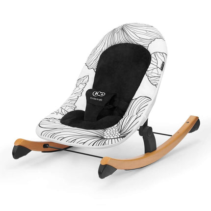 Kinderkraft Bouncer FINIO in Black And White by KIDZNBABY