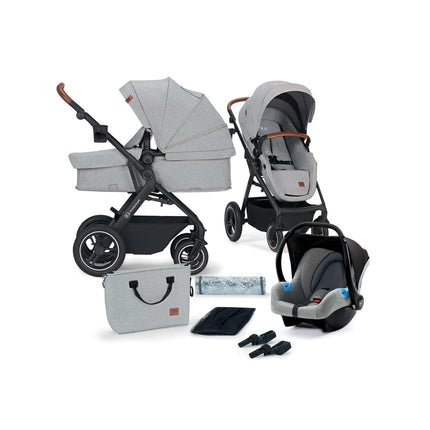 Kinderkraft Travel System 3 IN 1 B-TOUR in Light Grey by KIDZNBABY