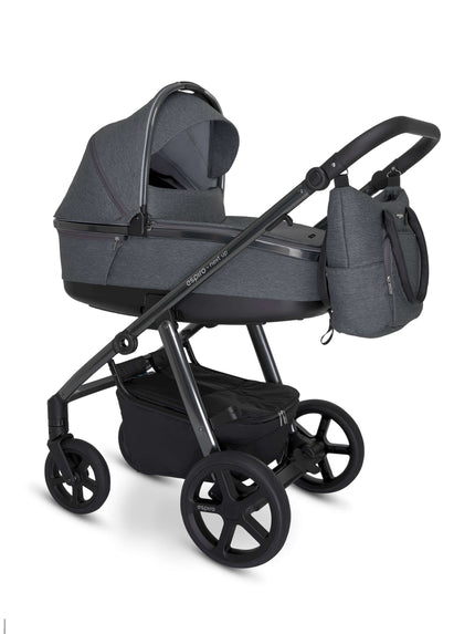 Espiro Next Up Chrome Stroller 2 IN 1 Color: Grey Shades KIDZNBABY