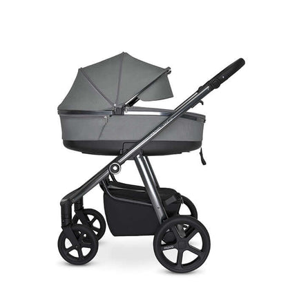 Espiro Next Up Chrome Stroller 2 IN 1 Color: Silver Moon KIDZNBABY