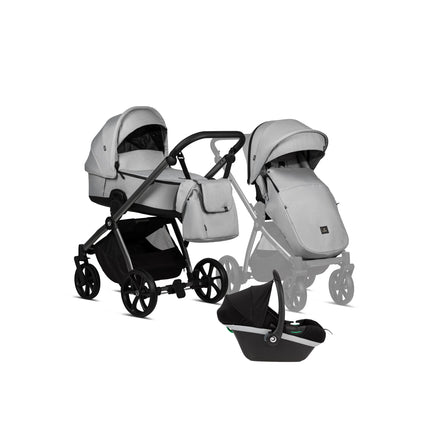 Tutis Mio Plus Thermo Essential Stroller Color: Pearl Combo: 3 IN 1 (Includes Car Seat) KIDZNBABY