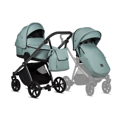 Tutis Mio Plus Thermo Essential Stroller Color: Turquoise Combo: 2 IN 1 KIDZNBABY