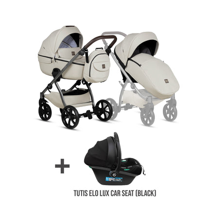 Tutis Uno5+ Black Sesame Stroller 3 IN 1