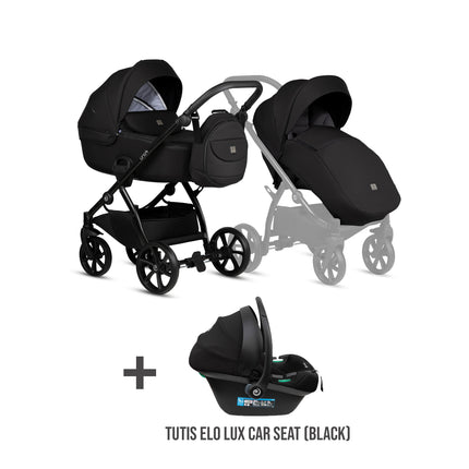 Tutis Uno5+ Charcoal Stroller 3 IN 1