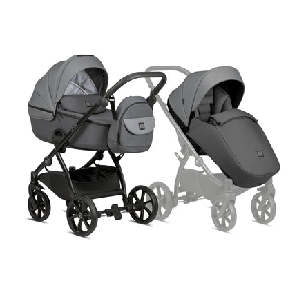 Tutis Uno5+ Stroller Grey by KIDZNBABY