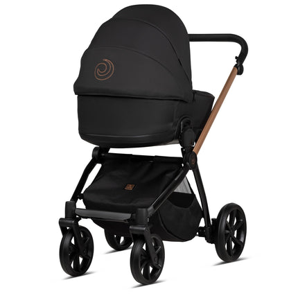 Tutis Stroller Mio Plus Thermo Black Edition with Golden Frame by KIDZNBABY