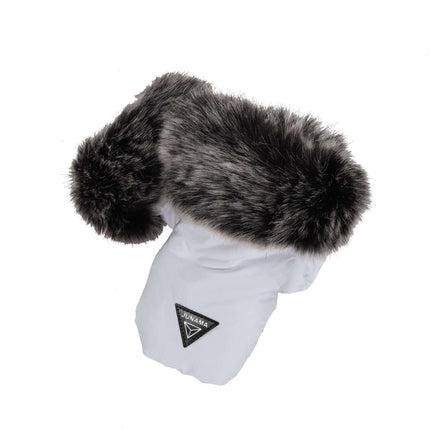 Junama Diamond Hand Muffs Color:  White+ Silver KIDZNBABY