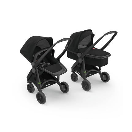 Greentom Stroller 2 IN 1 Color: Black.. KIDZNBABY