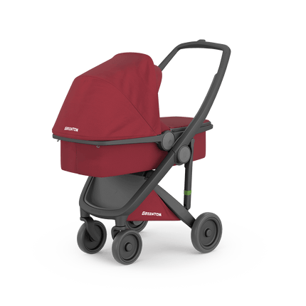 Greentom Stroller Carrycot in Cherry by KIDZNBABY