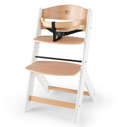 Kinderkraft High Chair ENOCK in White Wood by KIDZNBABY