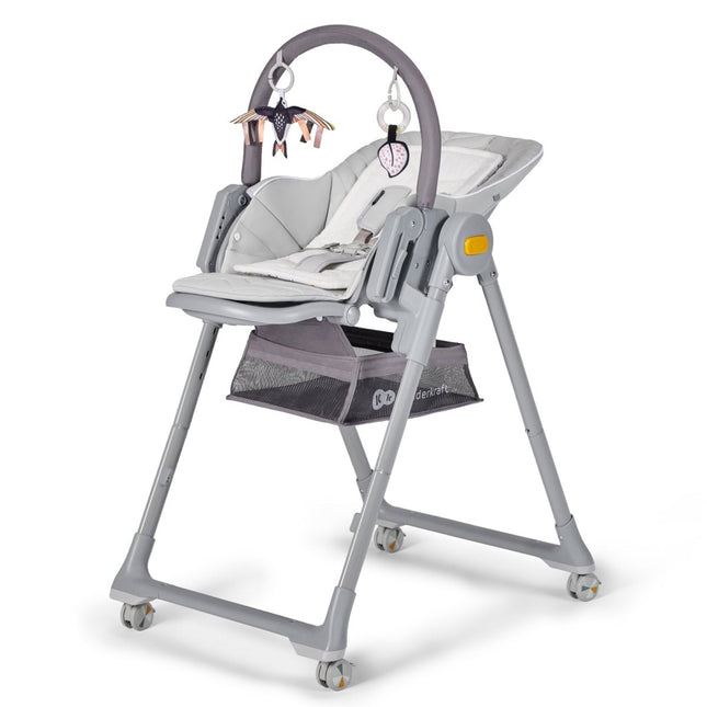 Kinderkraft High Chair LASTREE in Grey Color by KIDZNBABY