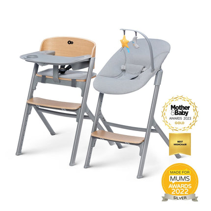 Wooden Kinderkraft High Chair LIVY & CALMEE by KIDZNBABY